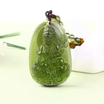 7 Natural Czech Moldavite green aerolites Carved Buddha Lucky Amulet Pendant crystal energy apotropaic free rope Unique Necklace 7 Natural Czech Moldavite green aerolites Carved Buddha Lucky Amulet Pendant crystal energy apotropaic free rope Unique Necklace