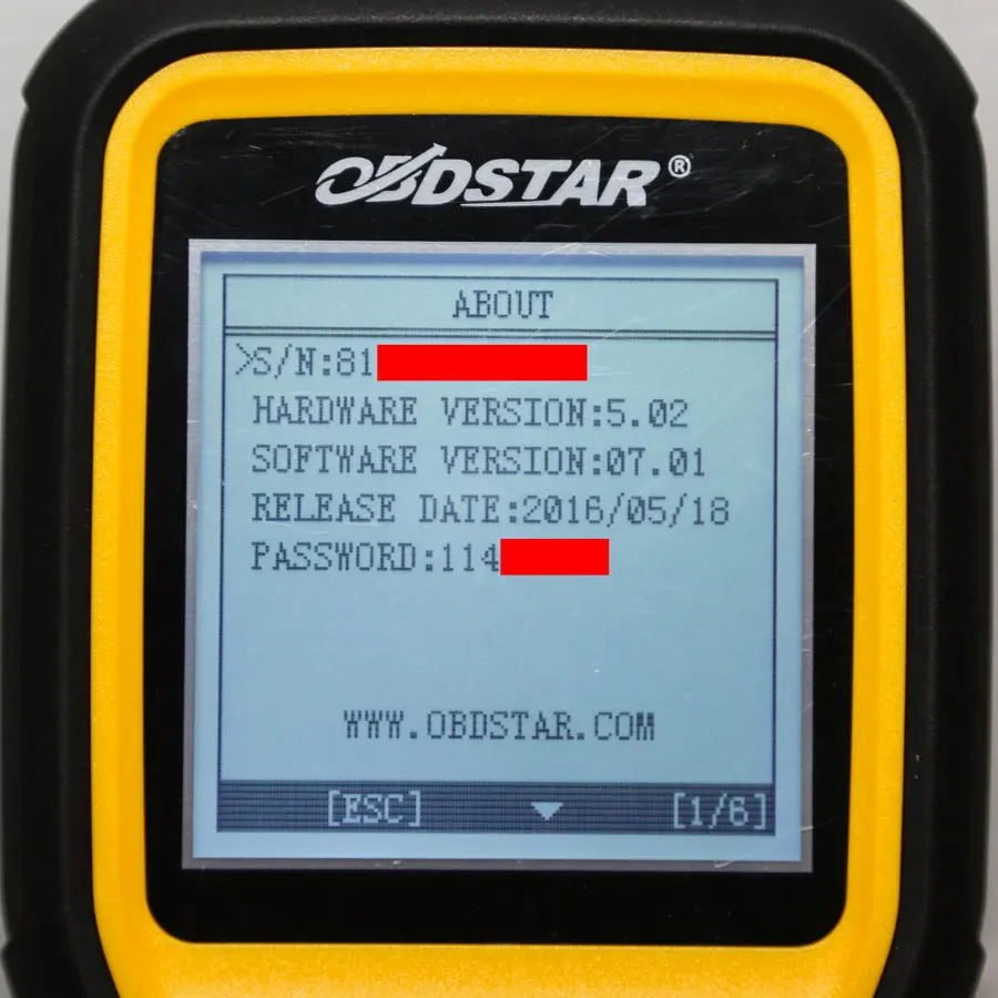 OBDSTAR X300M OBDII коррекция одометра X300 M Регулировка пробега диагностический инструмент(регулируется через Obd) Обновление с помощью TF карты