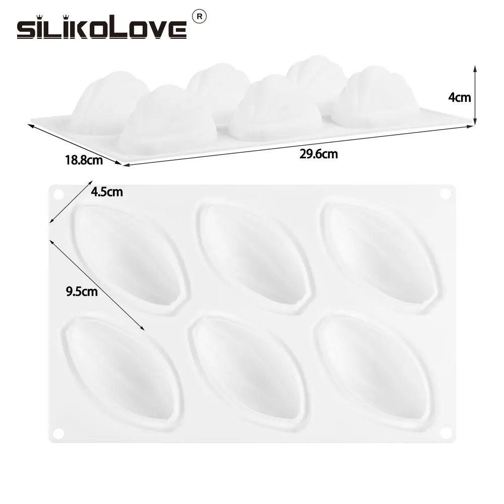 SILIKOLOVE 6 полости 3D украшения торта силиконовая форма выпечки трюфель пирожные кондитерский инструмент