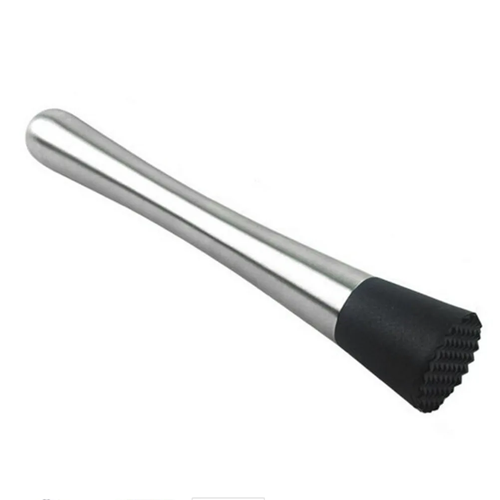 New Cocktail Muddler Stainless Steel Bar Mixer Barware Mojito DIY Drink Fruit Crushed Ice Tool | Дом и сад