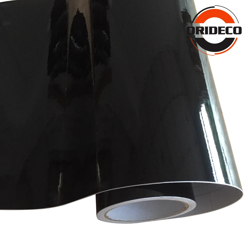 Glossy black foil car sticker 6
