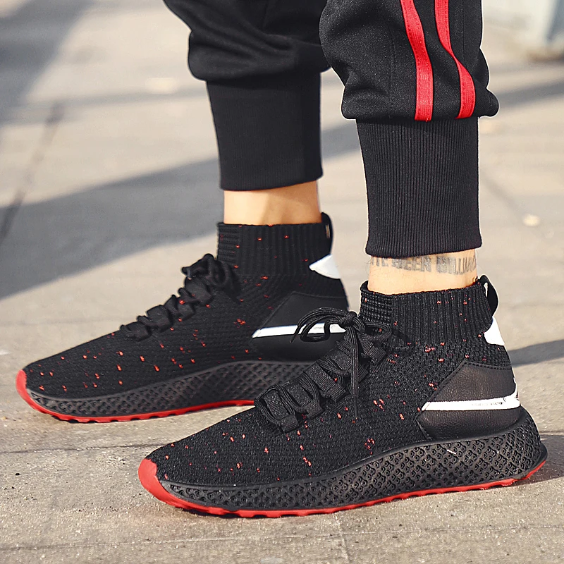 

Sneakers Men's Comfort High-top Sports Running Shoes Men Trend Autumn Brand Outdoor Jogging Shoes Zapatillas Hombre Men Shoes