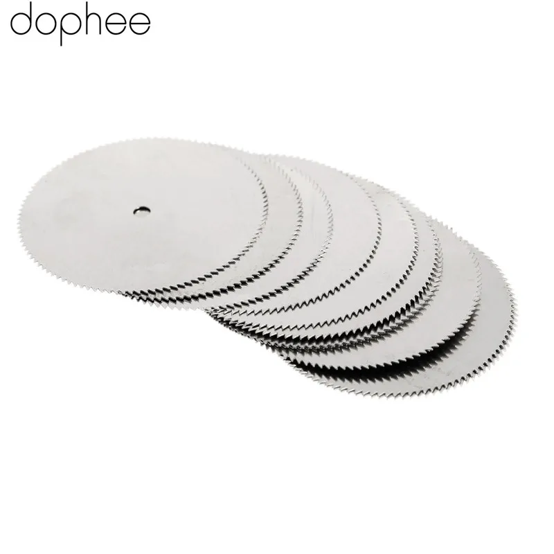 Dophee Dremel Аксессуары 32 мм Мини дисковые пилы из быстрорежущей стали для древесины
