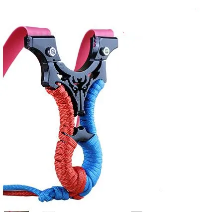 

Quick-press flat metal slingshot outdoor professional competitive precision elastic force-192