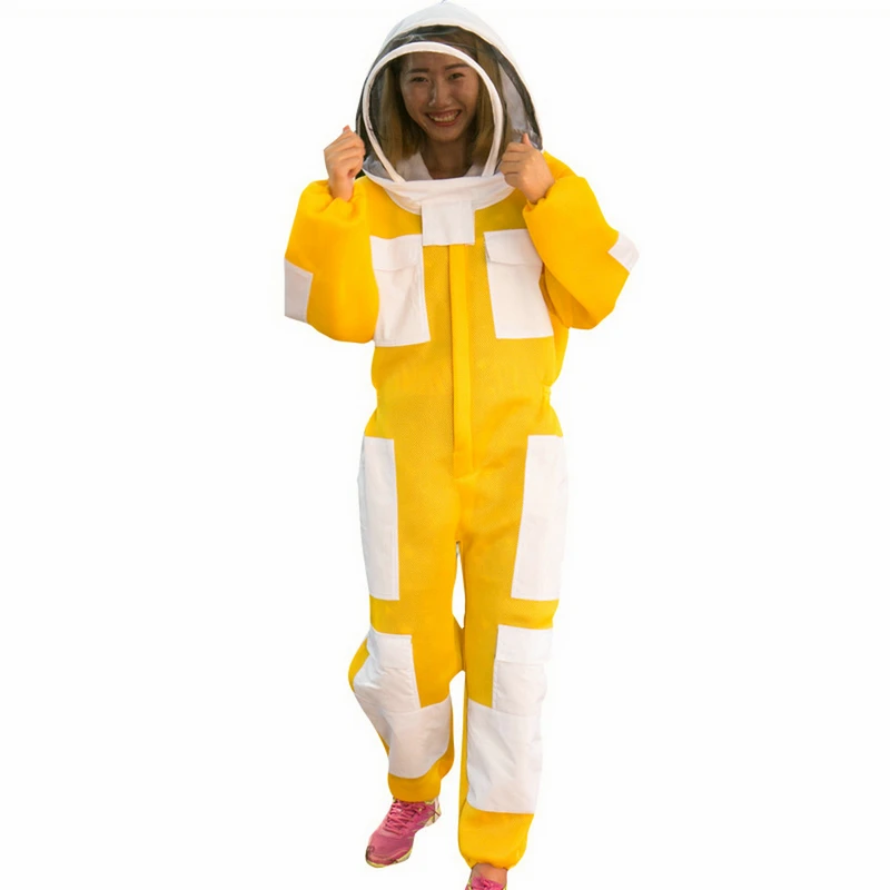 3 Layer Anti Bee Clothing Breathable Beekeeping Suit Clothes Protective