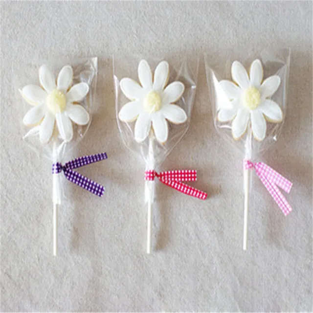 Aliexpress Hot 100 Pcs Cute 6 X 11cm Lollipops Cake Hot 100 Pcs Cute 6 X 11cm Lollipops Cake Packaging Cellophane Bags Cookies Wedding Birthday Party