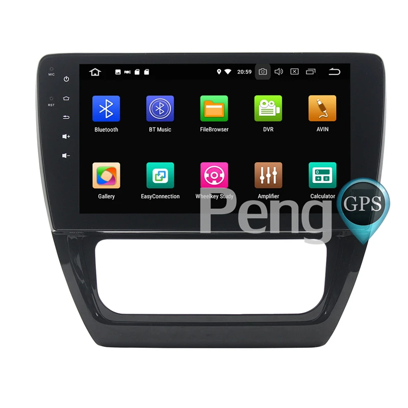 Sale 4G+32G Octa Core 2 Din Stereo Android 8.0 Car Radio for VW Jetta Sagitar 2015-2017 SAGITAR 2012 -2014 GPS Navigation CD DVD 6
