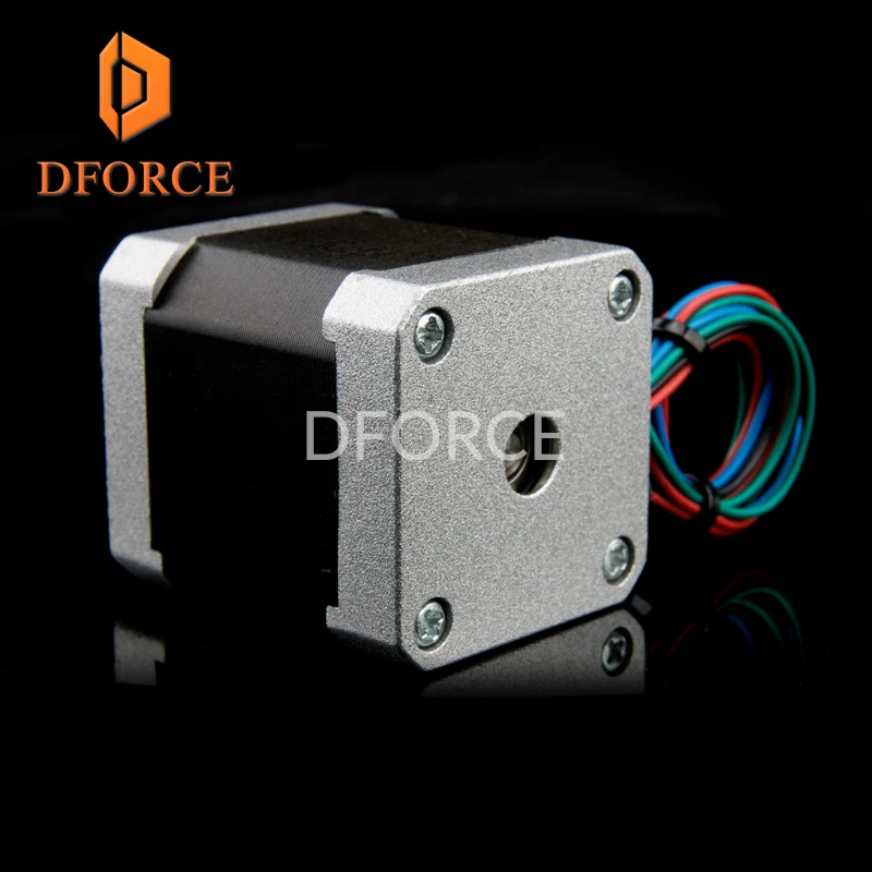 1 шт. DFORCE NEMA17 0 9 шаговый двигатель l48мм для титанового экструдера AQUA 3D принтера