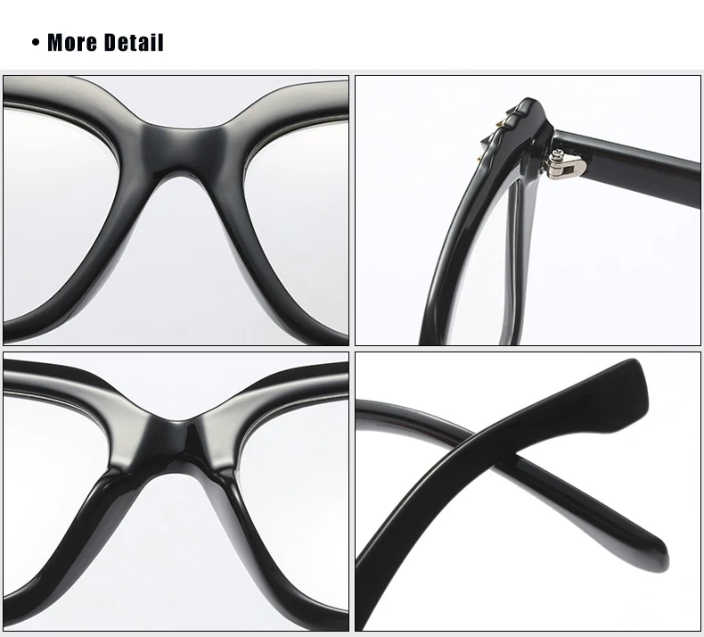 Ralferty винтажные Женские оправы для очков уникальные квадратные очки с заклепками оправа женские очки по рецепту аксессуары для очков F95119