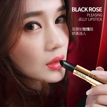 

HOT Bioaqua Black Rose Lip Balm Natural Plant Extract Moisturizing Refine repair lip wrinkles For NouWoman rishing Lip SKINCare