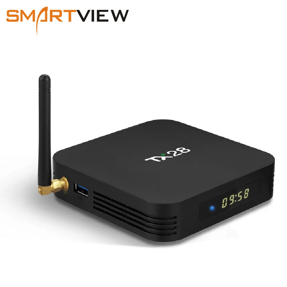 

TX28 4GB/32GB 4K Smart Android 7.1 OS Set Top TV Box Rockchip RK3328 Quad Core 2.4G/5GHz Dual Wifi BT4.1 H.265 Media Player