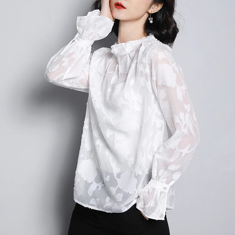 

I47515 White Colorful New Arrival High quality Women Shirt
