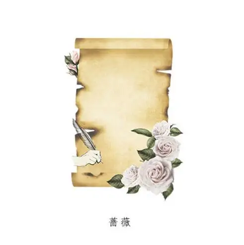 D Infeel. me Love Sonnet открытка поздравительная открытка Закладка блокнот бумага Липкие заметки наклейка для планировщика почтовые Принадлежности Поставки 7187 - Цвет: D