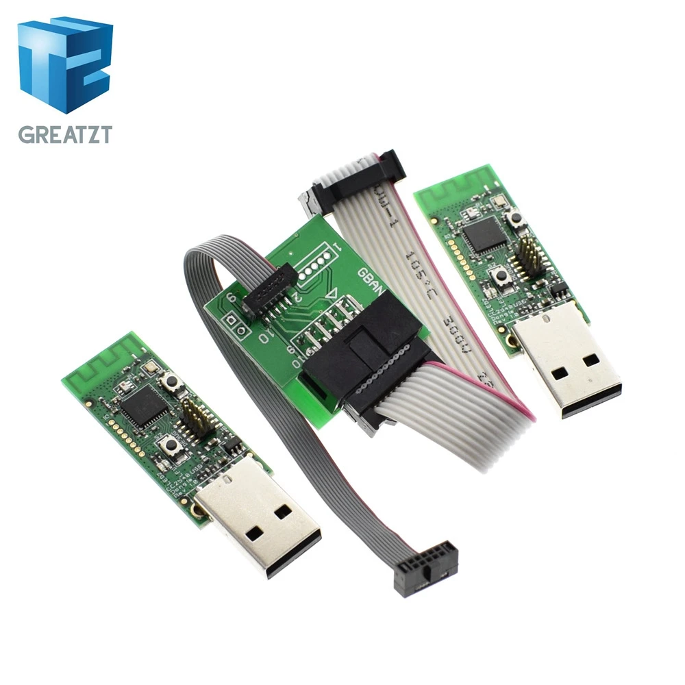 

CC2531 CC2540 Zigbee Sniffer Wireless Board Bluetooth BLE 4.0 Dongle Capture Module USB Programmer Downloader Cable Connector