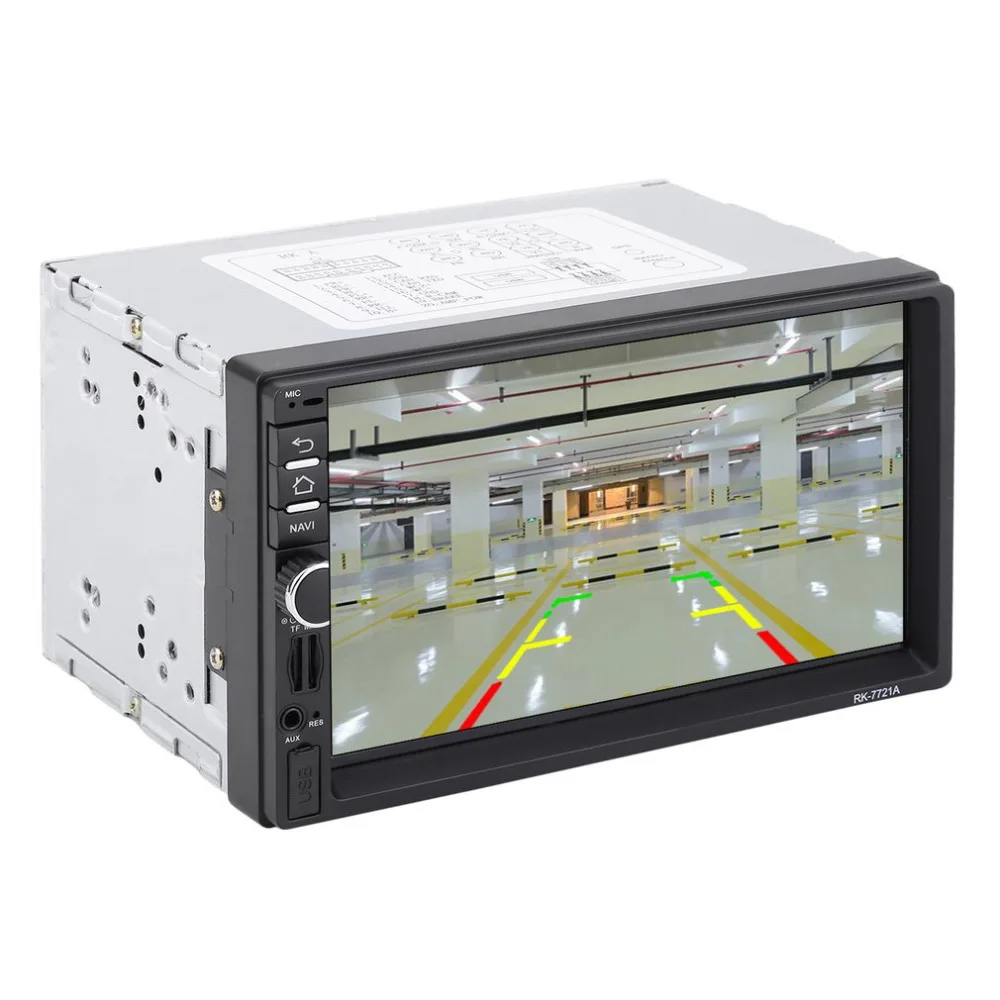 7 Inch HD Capacitive Screen 7 Colorful Light Car DVD Player European Map ship from russ