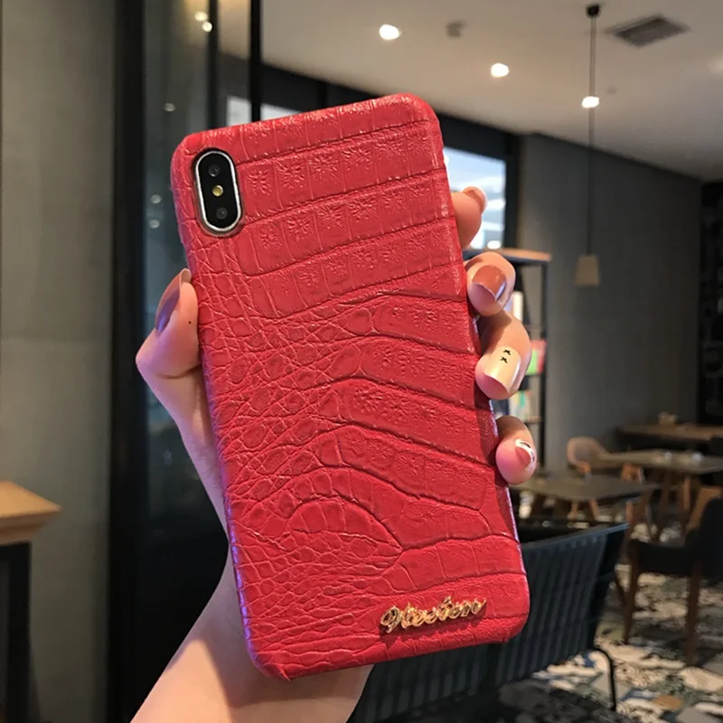 

Fashion high quality business crocodile all-inclusive anti-fall mobile phone case for iPhone XS Max XS XR X 6 6S 7 8Plus