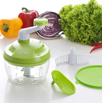 

Multifunction design High Speedy Chopper Garlic Cutter Vegetable Fruit Twist Shredder Manual Meat Grinder