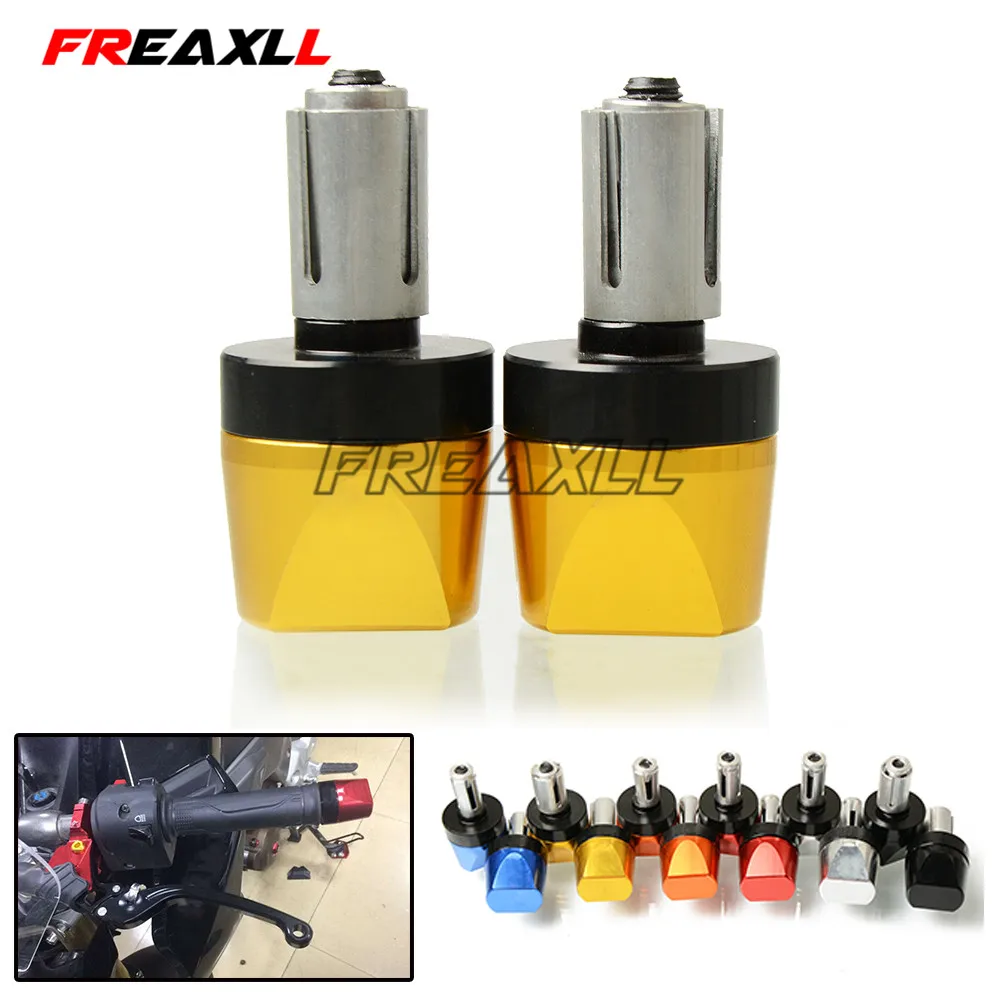 Aluminum Hand Bar Ends 7/8'22 mm CNC motorcycle hand bar ends FOR
