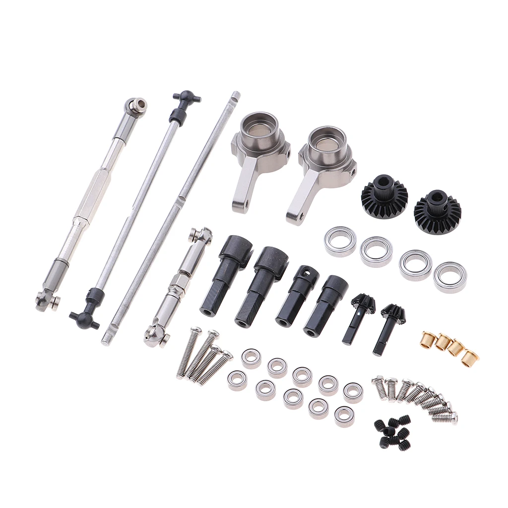 Metal Rear Axle Upgrade Parts for WPL B1 B14 B24 C14 C24 B16 B36 RC Trucks