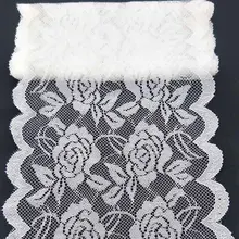 2 metros Alta Qualidade Bonita Do Laço Branco Fita Fita 150 MILÍMETROS Guarnição Do Laço DIY Bordado Para Decoração De Costura Do Laço Africano tecido