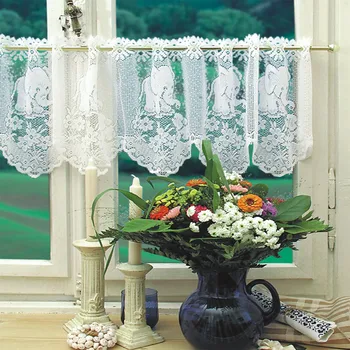 

160x30cm Modern Fashion Window Voile Sheer Tulle Valance Curtains for Home Bedroom Living Room Balcony Decoration Random Pattern