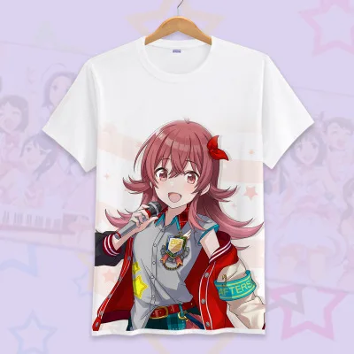 5 Футболка для девочек IDOLM@ STER Idolmaster, Золушка маскарадные футболки унисекс с короткими рукавами летние топы, футболки, костюмы - Цвет: 5