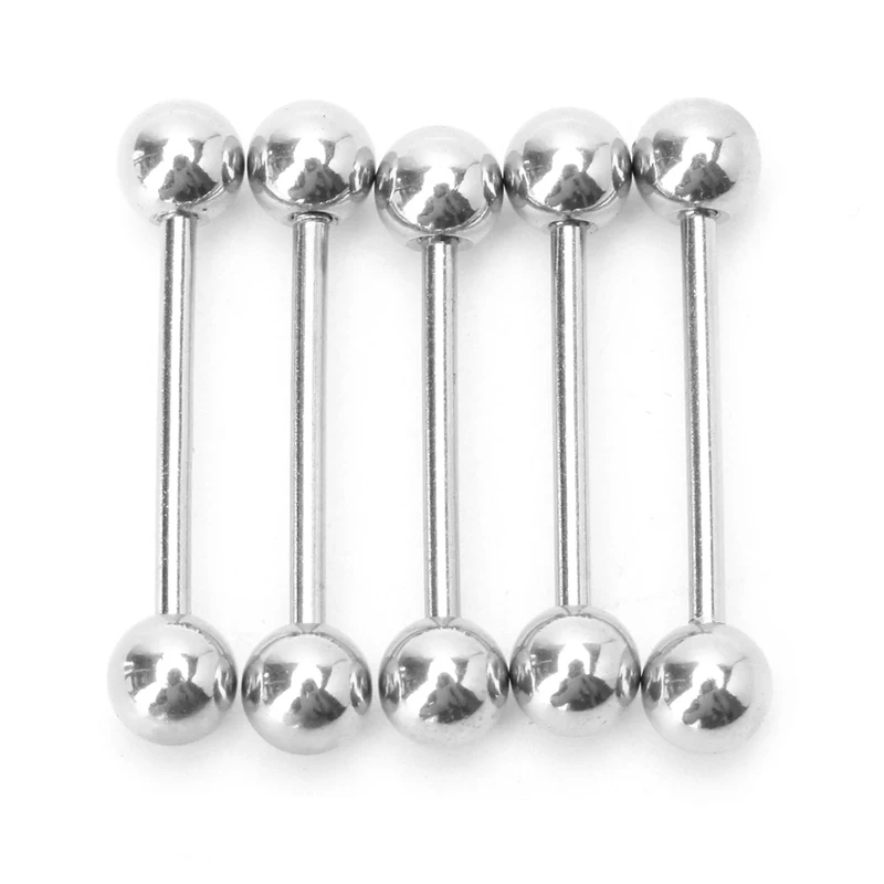 5Pcs 316L Surgical Gauge Steel Body Nipple Ring Nipple Ringin Body