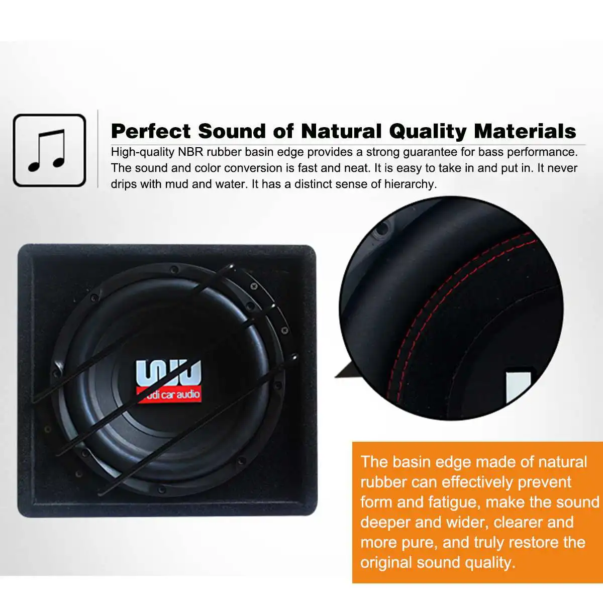 10 inch 1200w car subwoofer Strong Subwoofer Auto Super Bass Car Audio Speaker active Woofer Built-in Amplifer Car Speaker