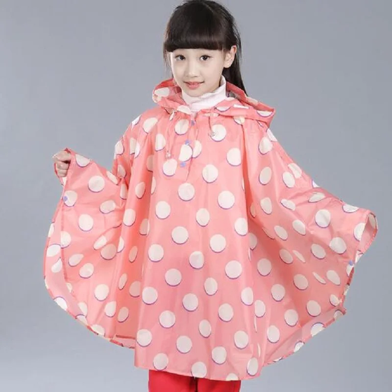 WINSTBROK плащ-дождевик из жаккардовой ткани детская непромокаемая одежда с