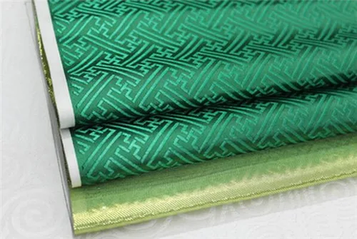 CF53 1 ярд жаккардовая шелковая тканая парча ткань для Ципао монгольский халат Кружевная декоративная ткань китайский стиль Подушка Ткань - Цвет: no.19 green