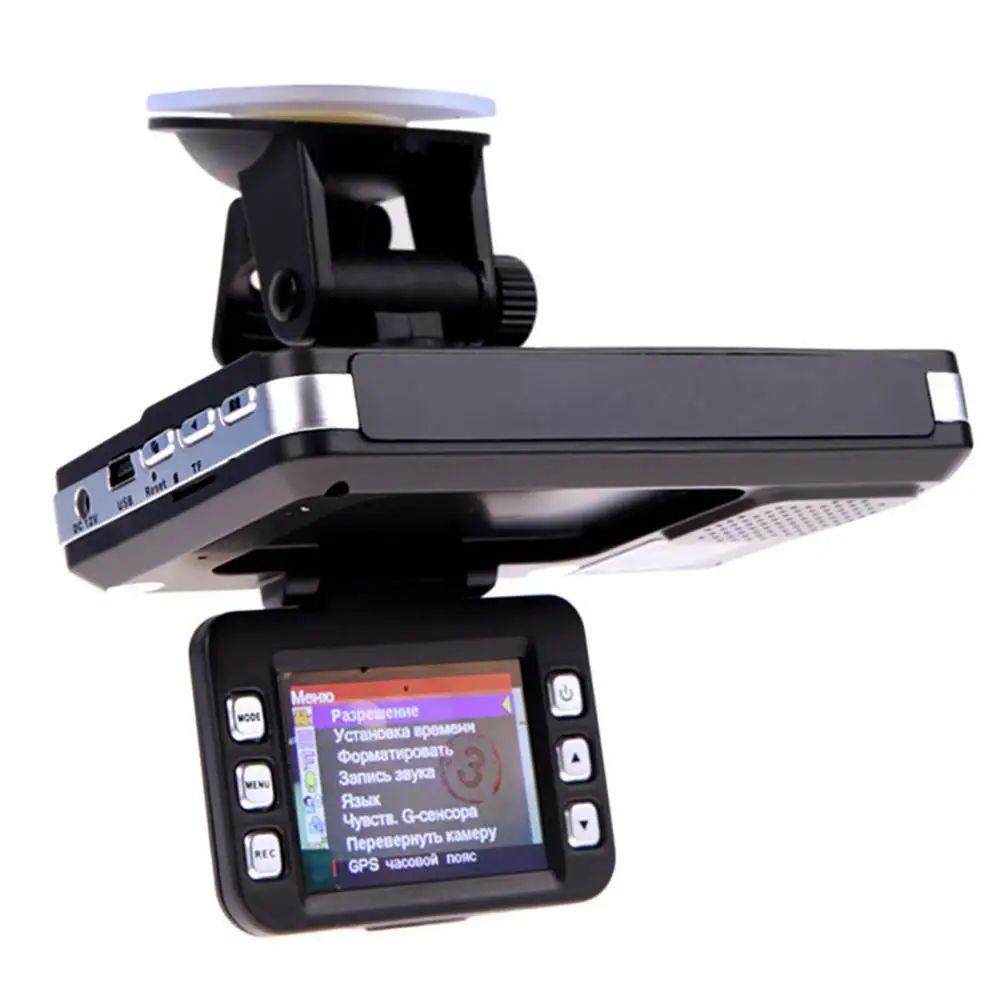 

Auto 2 in 1 Speed Measurement Radar Detector Car DVR Camera 720P Velocity Logger Durable
