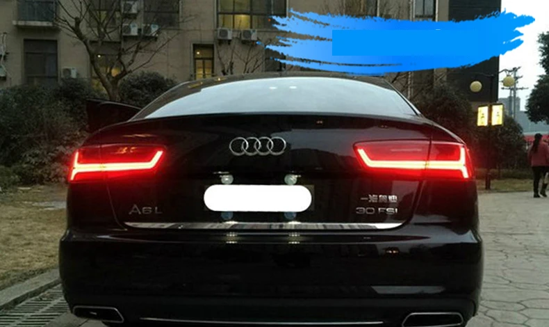 Чехол для автомобиля для Audi A6L A6 2012- задний светильник s Audi A6 Tati светильник s светодиодный задний светильник светодиодный задний фонарь Certa задний светильник для автомобиля