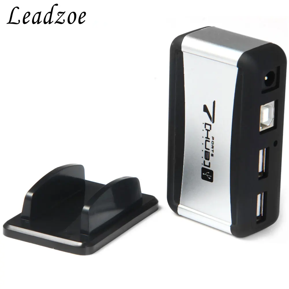 Leadzoe USB 2,0 концентратор высокой Скорость внешний 7 Порты Usb разветвитель многофункциональный 7 Порты и разъёмы USB HUB для ноутбука Macbook Air