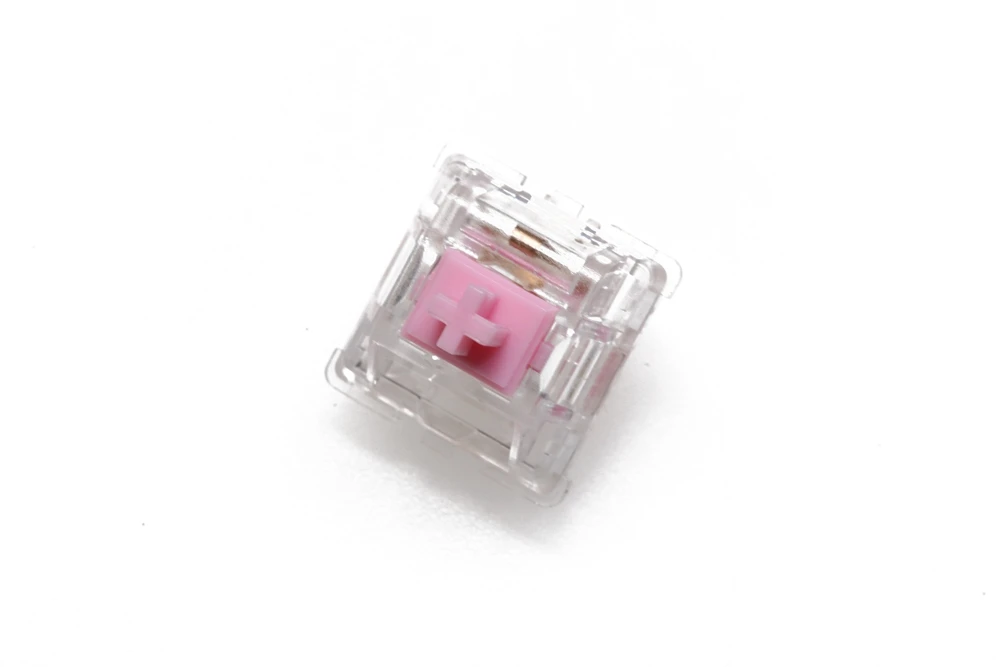 Everglide-switch com Caixa Transparente para Teclado Mecânico Sakura Rosa Jade Verde Coral Vermelho Âmbar Oran mx Stem 5pin - Imagem 5