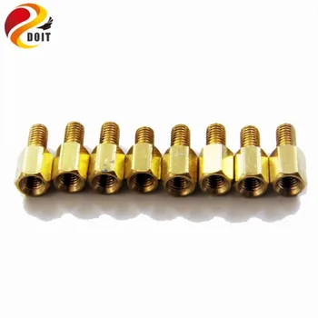 

Official DOIT Copper Pillar M3 5mm 5mm Robot Screw Wheel Steering Gear Accessory Part Fixed Frame Bracket DIY RC Electronic Toy