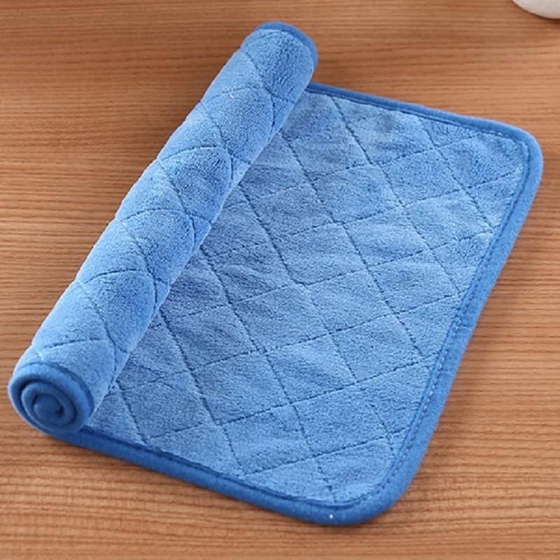 Double layer Thick Coral Velvet Rag Absorbent and Lint free Floor