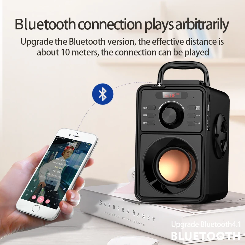 NBX портативный Bluetooth динамик Портативный беспроводной громкоговоритель звуковая