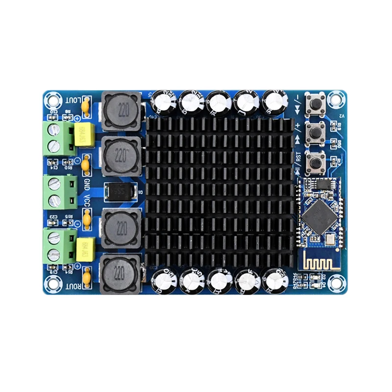TDA7498 CSR8635 4.1 Bluetooth Class D audio amplifier board Dual Channel 2*100W power supply DC12-24V TDA7498 CSR8635 4.1 Bluetooth Class D audio amplifier board Dual Channel 2*100W power supply DC12-24V