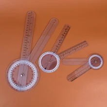 3 шт. угловая медицинская линейка спинномозговой Гониометр 6 дюймов, 8 дюймов, 12 дюймов 360 градусов пластиковый транспортир Whosesale