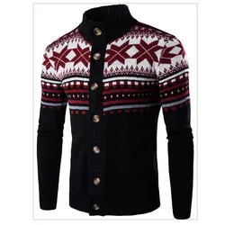 Толстые теплые мужские свитера зимой Повседневное Трикотажные мужские свитера Кардиган Осень Пуловер кашемировый свитер уличная B122