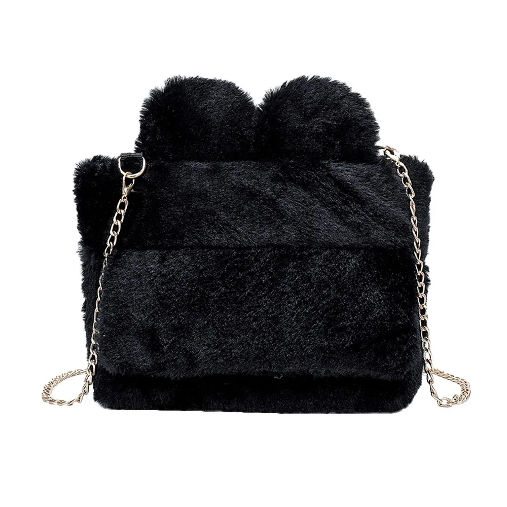 womens fur bag