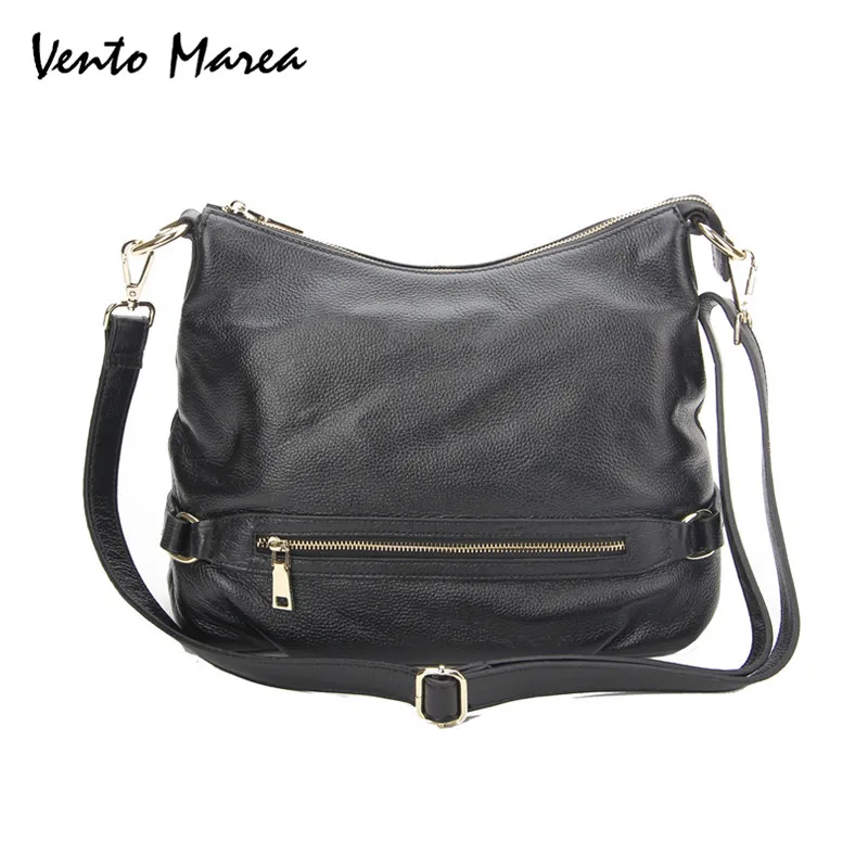 

Vento Marea Bags For Women Leather Genuine Woman Totes Bag Zipper Soft Shoulder Bag Ladies HandBags Carteras Y Bolsos De Mujer