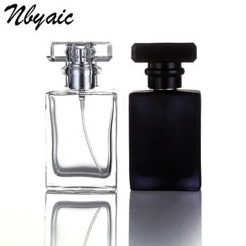 

50Pcs 30ml 50ml transparent glass bottle empty bottle perfume atomizer spray bottle spray bottle can be filled portable travel