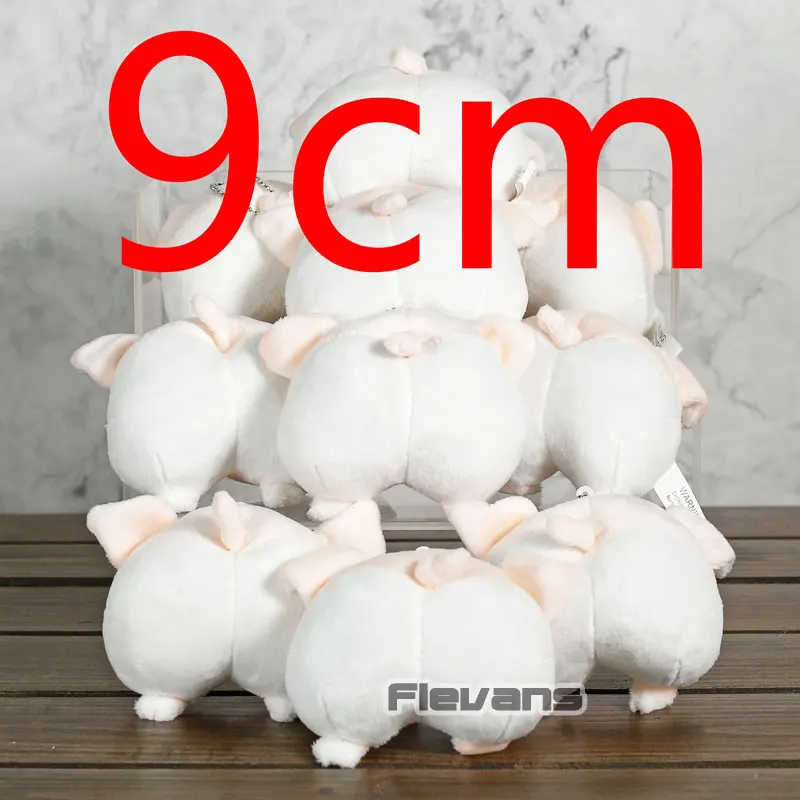 Kawaii Piggy PP мини-плюшевые игрушки Подвески мягкие Мультяшные куклы с животными 10 шт./партия
