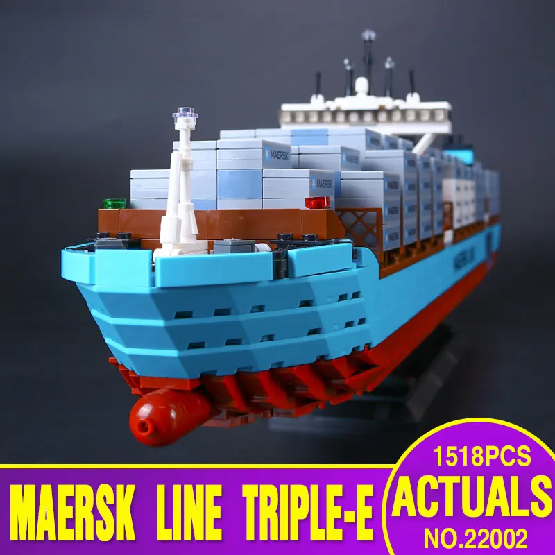 

L Model Compatible with Lego L22002 1518Pcs Cargo Container Models Building Kits Blocks Toys Hobby Hobbies For Boys Girls