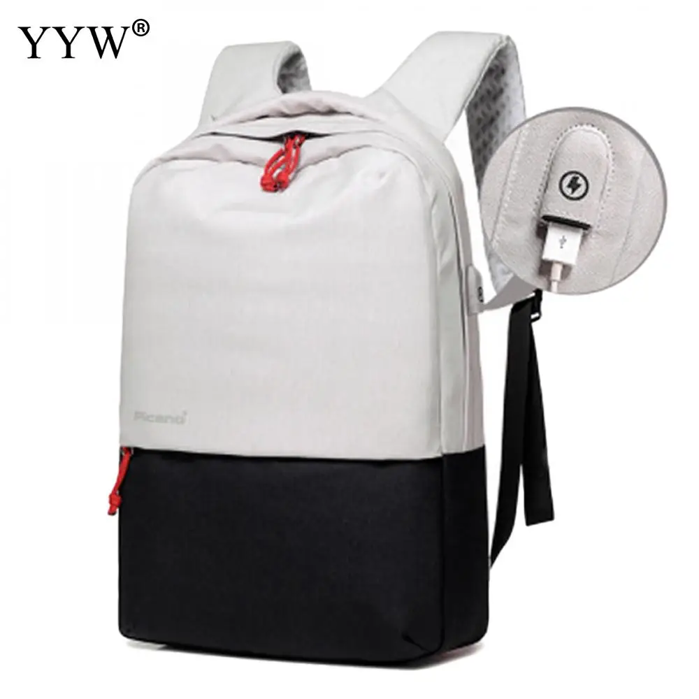

2019 New Design Brand Men Backpack Anti-Theft External Usb Charge Port For 14 Laptop Backpack School Backpack Bag