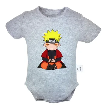 

One Piece Nami Tattoo Printed Newborn Baby Girl Boys Clothes Short Sleeve Romper Jumpsuit Outfits 100% Cotton Summer Sets