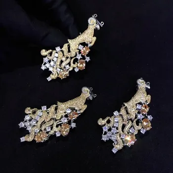 

aries brooch 925 sterling silver twelve constellation high qualtiey gold color fine women jewelry birthday gift