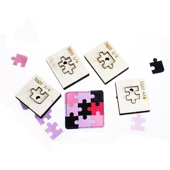 

DIY jigsaw puzzle design leather craft Die cut knife mould set hand punch
