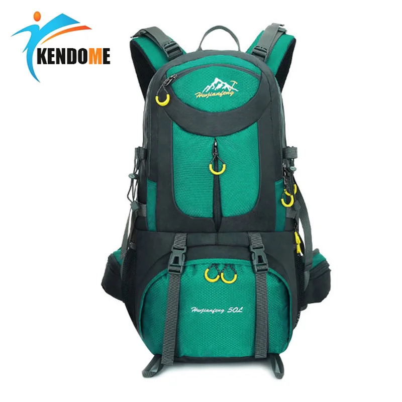  Men's Outdoor 40L/50L Large Nylon Waterproof Mountaineering Backpack Camping Hiking Military Molle 